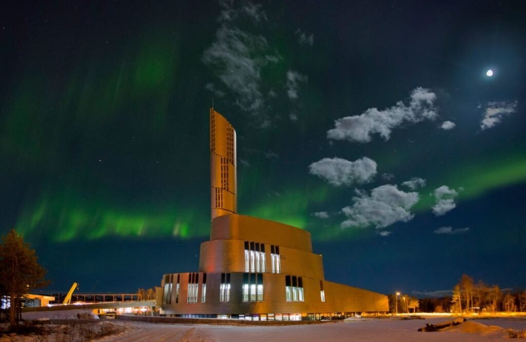 auroras boreais na Noruega